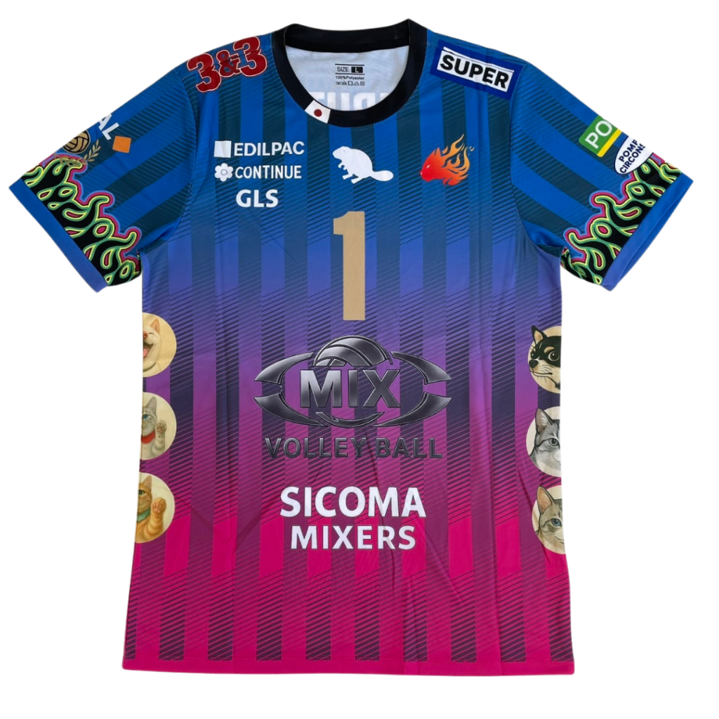 バレーボールユニフォームオーダー事例