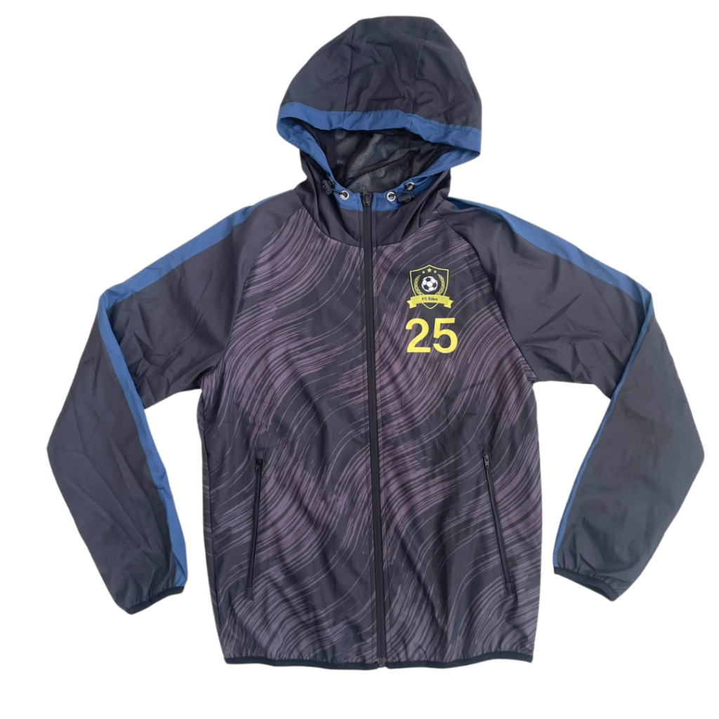 サッカーウィンドブレーカーオーダー事例