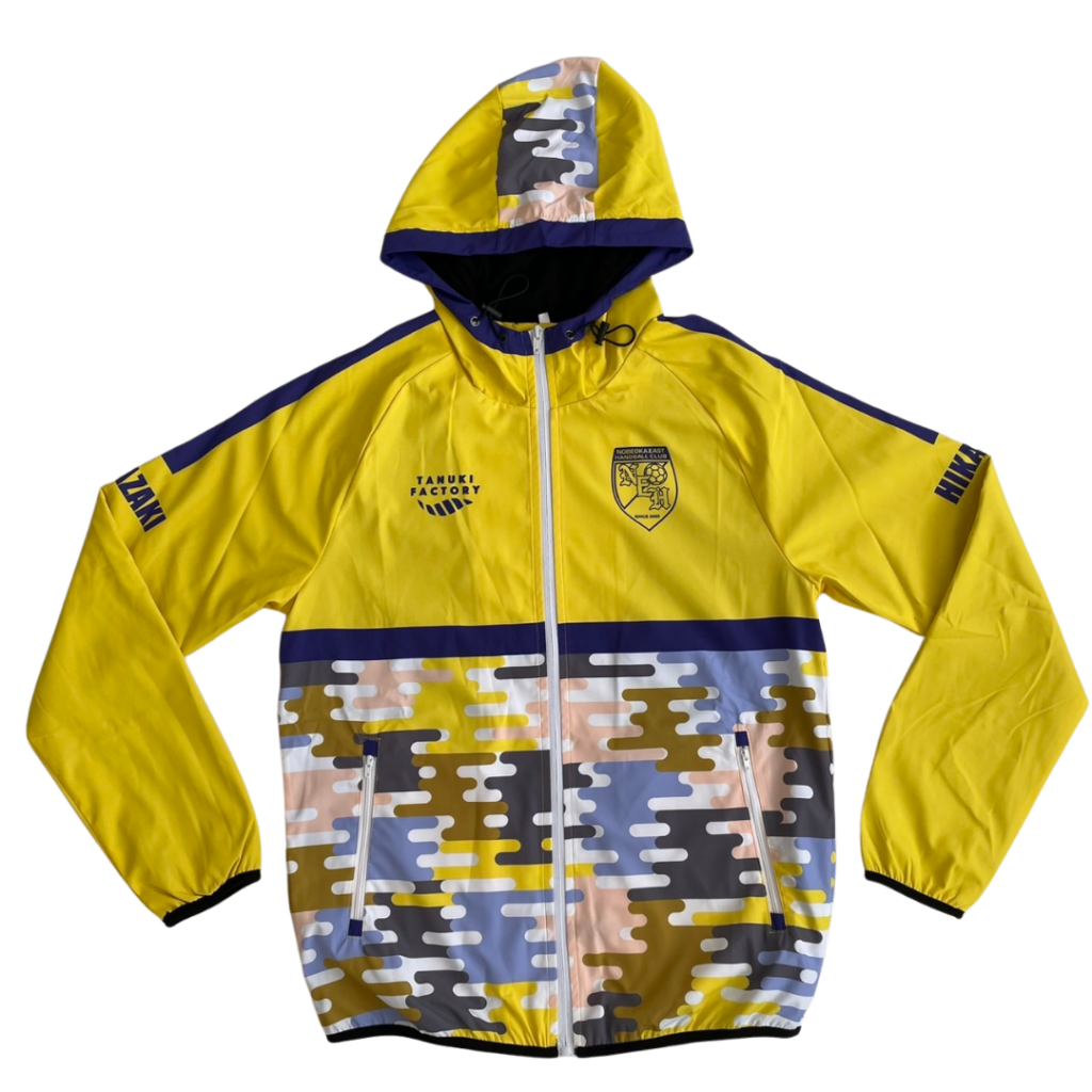 ハンドボールウィンドブレーカーオーダー事例