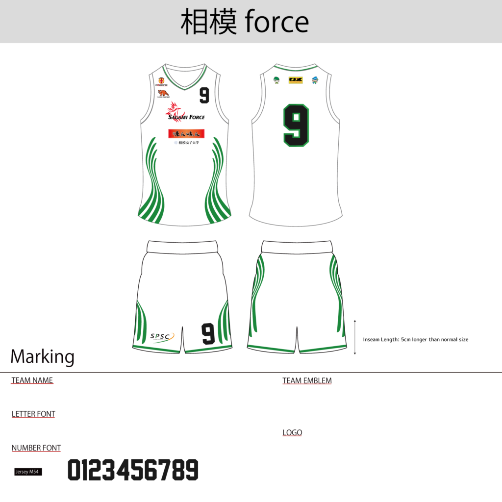 バレーボールユニフォーム事例